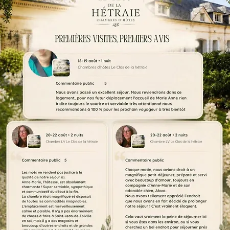 Le Clos De La Hetraie Affittacamere 3*